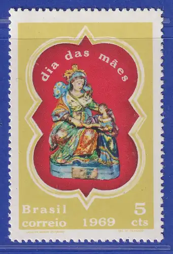 Brasilien 1969 Muttertag Senhora de Santana Barockskulptur Mi.-Nr. 1211 **