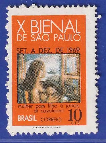 Brasilien 1969 10. Biennale von Sao Paulo Mutter mit Kind  Mi.-Nr. 1215 **