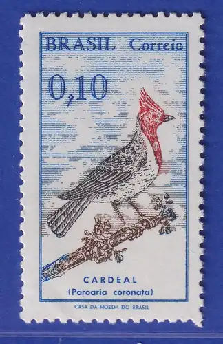 Brasilien 1969 Vögel Graukardinal Mi.-Nr. 1223 **