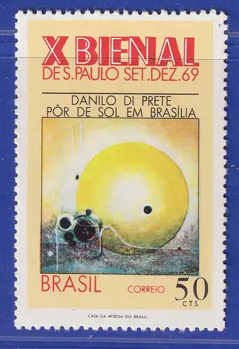 Brasilien 1969 10. Bienale von Sao Paulo Moderne Plastik Mi.-Nr. 1228-29 **