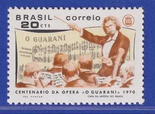 Brasilien 1970 100 Jahre Oper O Guarani von A.C. Gomes Mi.-Nr. 1249 **