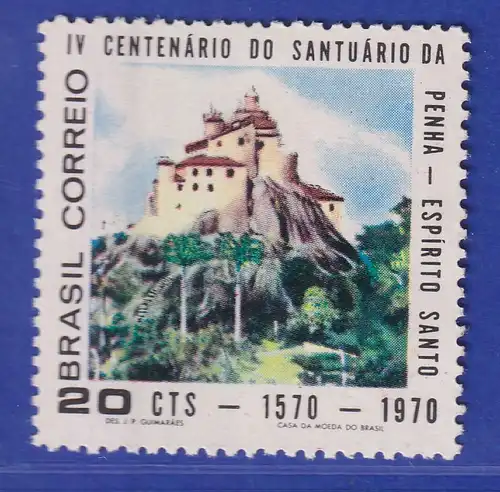 Brasilien 1970 Klosterkirche N.S. da Penha in Villa Velha  Mi.-Nr. 1250 **