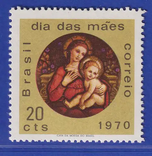 Brasilien 1970 Muttertag Maria mit dem Jesuskind Mi-Nr. 1256 **