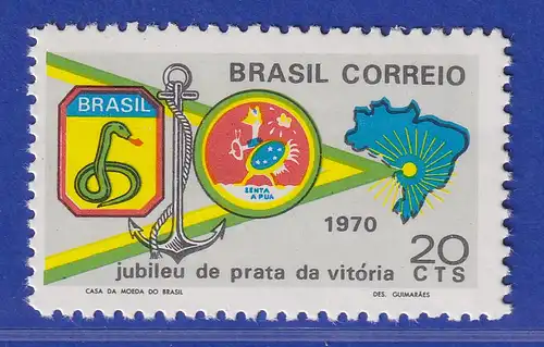 Brasilien 1970 25 Jahre Beendigung des 2. Weltkrieges Mi.-Nr. 1266 **