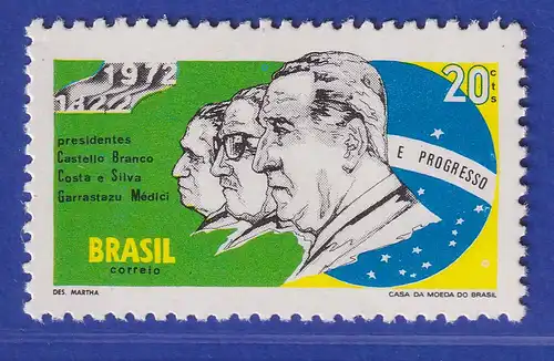 Brasilien 1972 8. Jahrestag des Militärputsches von 1964 Mi.-Nr. 1309 **