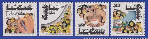 Brasilien 1972 Nationale Entwicklung  Mi.-Nr. 1346-49 **