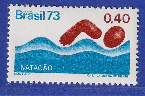Brasilien 1973 Sport und Gymnastik I. Schwimmer Mi.-Nr. 1361 **