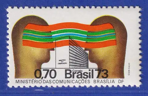 Brasilien 1973 Fernmeldeministerium Mi.-Nr. 1365 **