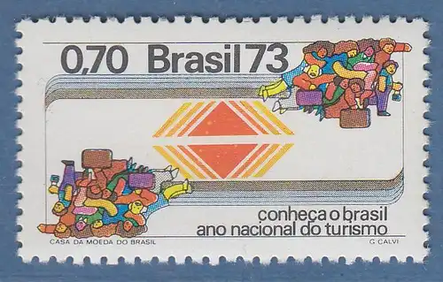 Brasilien 1973 Nationales Jahr des Tourismus Mi.-Nr. 1371 **