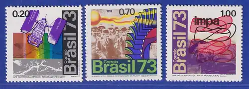 Brasilien 1973 Wissenschaften Mi.-Nr. 1376-78 **