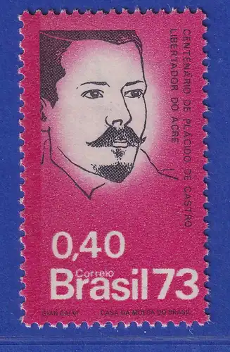 Brasilien 1973 Placido de Castro Politiker Mi.-Nr. 1414 **