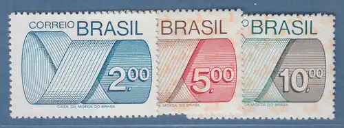 Brasilien 1974 Freimarken Mi.-Nr. 1450-52 **