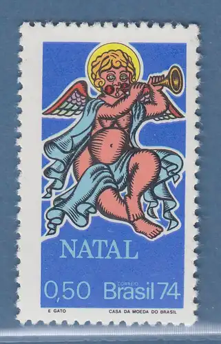 Brasilien 1974 Weihnachten Weihnachtsengel Mi.-Nr. 1463 **