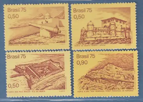 Brasilien 1975 Festungen aus der Kolonialzeit Mi.-Nr. 1471-74 **