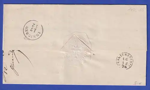 Österreich Dienstbrief mit Rundstempel INNSBRUCK STADT 1875/1876