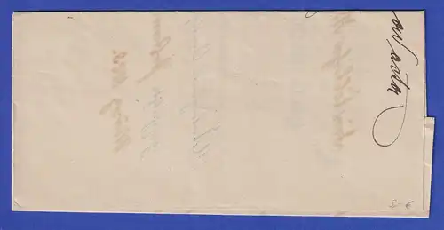 Österreich Dienstbrief mit Rundstempel HALL IN TIROL von 1885