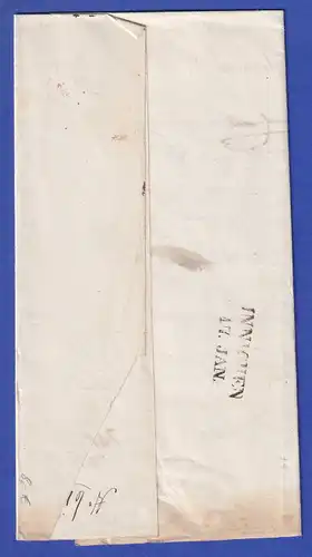 Österreich Dienstbrief mit Rundstempel LIENZ 1852