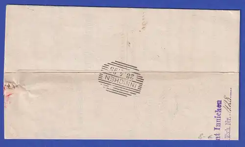 Österreich Dienstbrief mit Rundstempel TRIENT TRENTO 1985