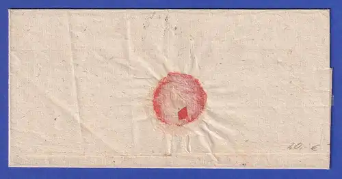 Württemberg Dienstbrief mit Zweizeiler ÖHRINGEN 23 MAJ 1821