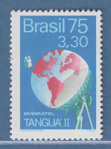 Brasilien 1975 Erdfunkstelle der EMBRATEL in Tangua Mi.-Nr. 15023 **