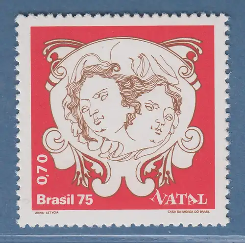 Brasilien 1975 Weihnachten Engel Mi.-Nr. 1510 **