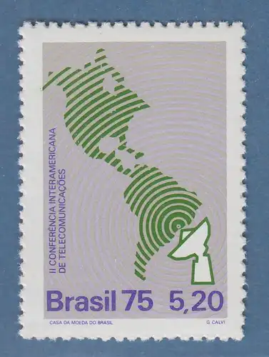 Brasilien 1975 Interamerikanische Konferenz Telekommunikation Mi.-Nr. 1511 **