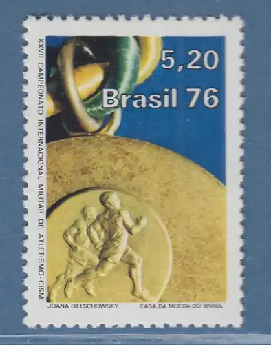 Brasilien 1976 Internationale Militär-Athletik Meisterschaft Mi.-Nr. 1557 **