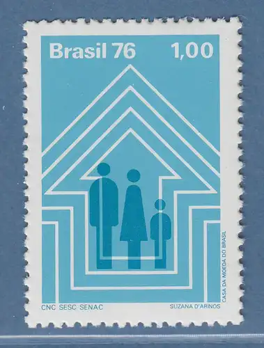 Brasilien 1976 Sozialwerk für Lehrlinge und Handelsangestellte Mi.-Nr. 1558 **
