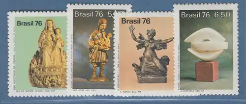 Brasilien 1976 Kulturelle Entwicklung Skulpturen Mi.-Nr. 1570-73 **