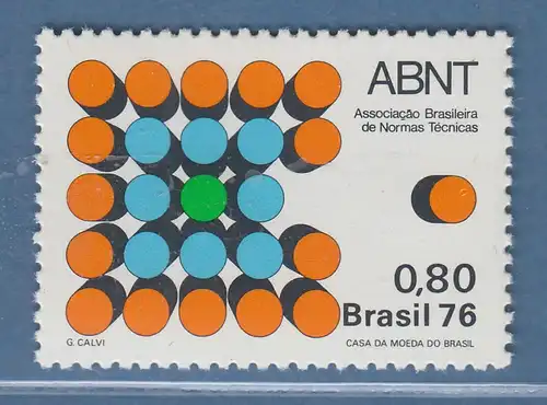 Brasilien 1976 Gesellschaft für technische Normen Symbolik Mi.-Nr. 1577 **