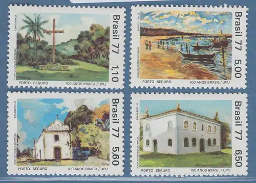 Brasilien 1977 Mitglied im Weltpostverein Porto Seguro Mi.-Nr. 1592-95 **