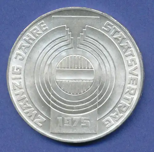 Österreich 100-Schilling Silber-Gedenkmünze 1975, 20 Jahre Staatsvertrag