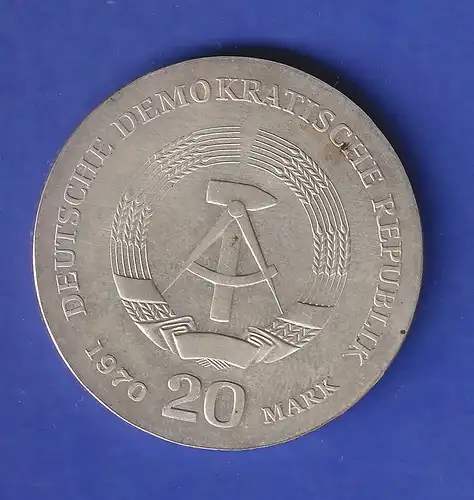 DDR 20 Mark Gedenkmünze 1970 Friedrich Engels stempelglanz