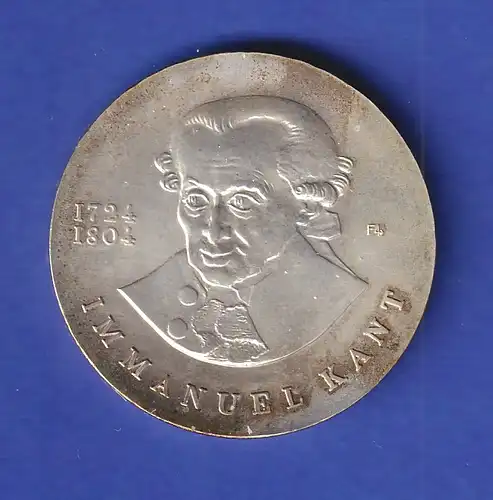 DDR 20 Mark Gedenkmünze 1974 Immanuel Kant stempelglanz stg 