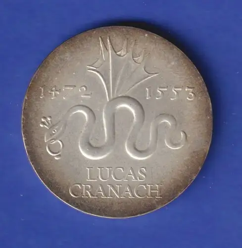 DDR 20 Mark Gedenkmünze 1972 Lucas Cranach stempelglanz stg 
