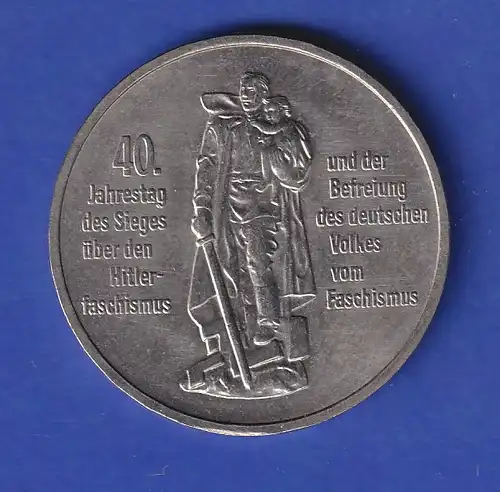 DDR 10 Mark Gedenkmünze 1985 Sowjetisches Ehrenmal, stempelglanz stg 