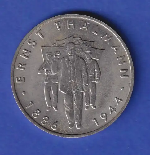 DDR 10 Mark Gedenkmünze 1986 Ernst Thälmann, stempelglanz stg 