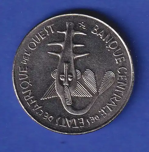 Westafrikanische Währungsgemeinschaft ECOWAS Kursmünze 100 Francs 1974