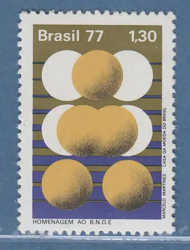 Brasilien 1977 Nationale Entwicklungsbank BNDE Zellteilung Mi.-Nr. 1602 **