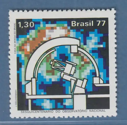 Brasilien 1977 Nationales Observatorium Spiegelteleskop Mi.-Nr. 1621 **