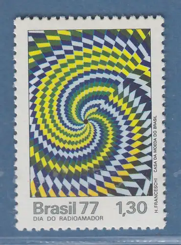 Brasilien 1977 Tag des Amateurfunkers Symbolik Mi.-Nr. 1625 **