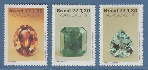 Brasilien 1977 Thematik-Briefmarkenausstellung PORTUCALE 77 Mi.-Nr. 1629-31 **