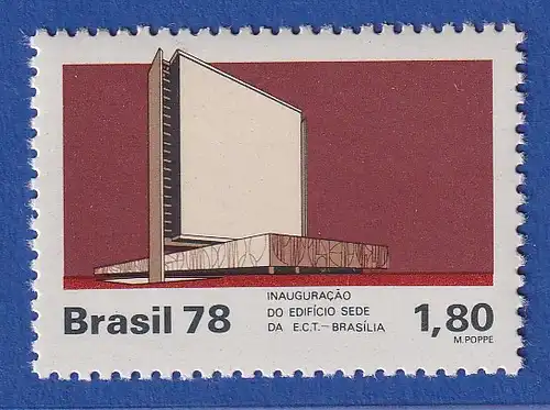 Brasilien 1978 Eröffnung des neuen Hauptpostamtes Mi.-Nr. 1655 **