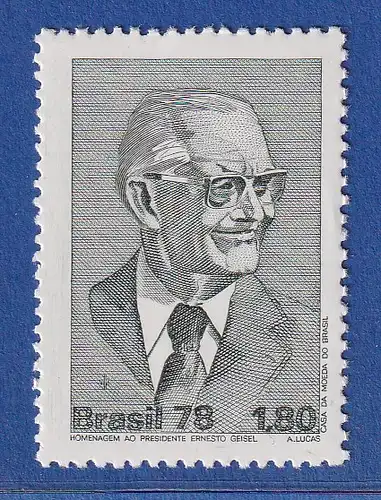 Brasilien 1978 Ernesto Geisel Staatspräsident Mi.-Nr. 1656 **