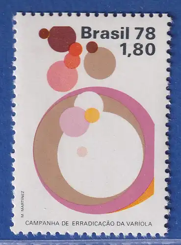 Brasilien 1978 Weltweiter Feldzug zur Ausrottung der Pocken Mi.-Nr. 1659 **