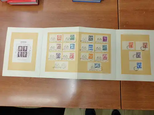 Polen 1938 Folder 20 Jahre Gründung der Rep. Polen, Marken und Block mit ET-O 