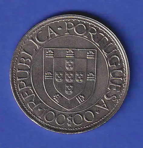 Portugal 1987 Gedenkmünze100 Escudos Entdecker Bartolomeu Dias