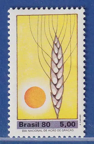 Brasilien 1980 Erntedankfest Sonne, Ähre Mi.-Nr. 1798 **