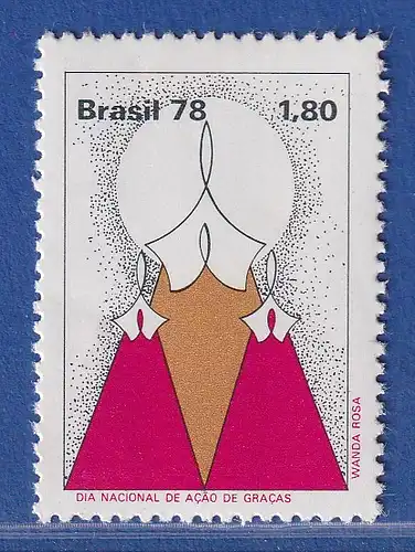 Brasilien 1978 Erntedankfest Chorsänger Sonne Mi.-Nr. 1690 **