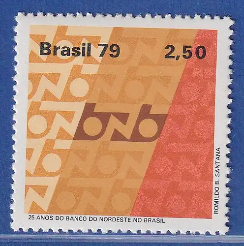 Brasilien 1979 Bank von Nordostbrasilien Bankemblem bnb Mi.-Nr. 1712 **